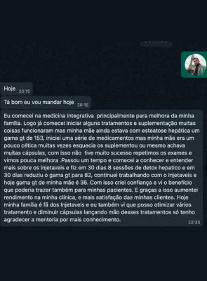 MDI - Método Dominando Injetáveis  depoimento e resultados prints de alunos