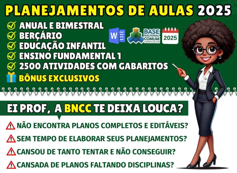 Planejamentos de aulas BNCC 2025 do Alfabetinho funciona mesmo