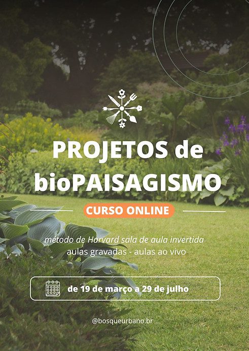 Curso de Projetos de Biopaisagismo é bom vale a pena